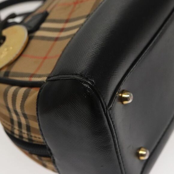 Burberry Nova Check Beige Canvas Tote Bag (Pre-Owned) - Picture 11 of 16